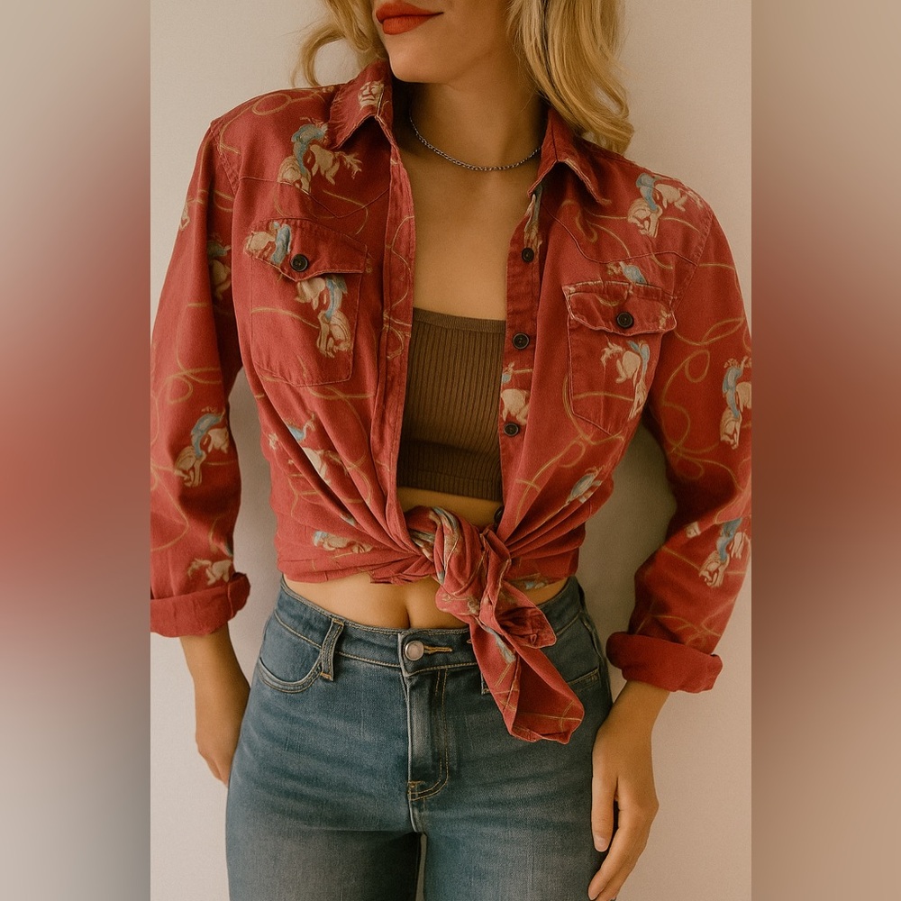 Vintage || Ash Creek Cowboy Buttondown